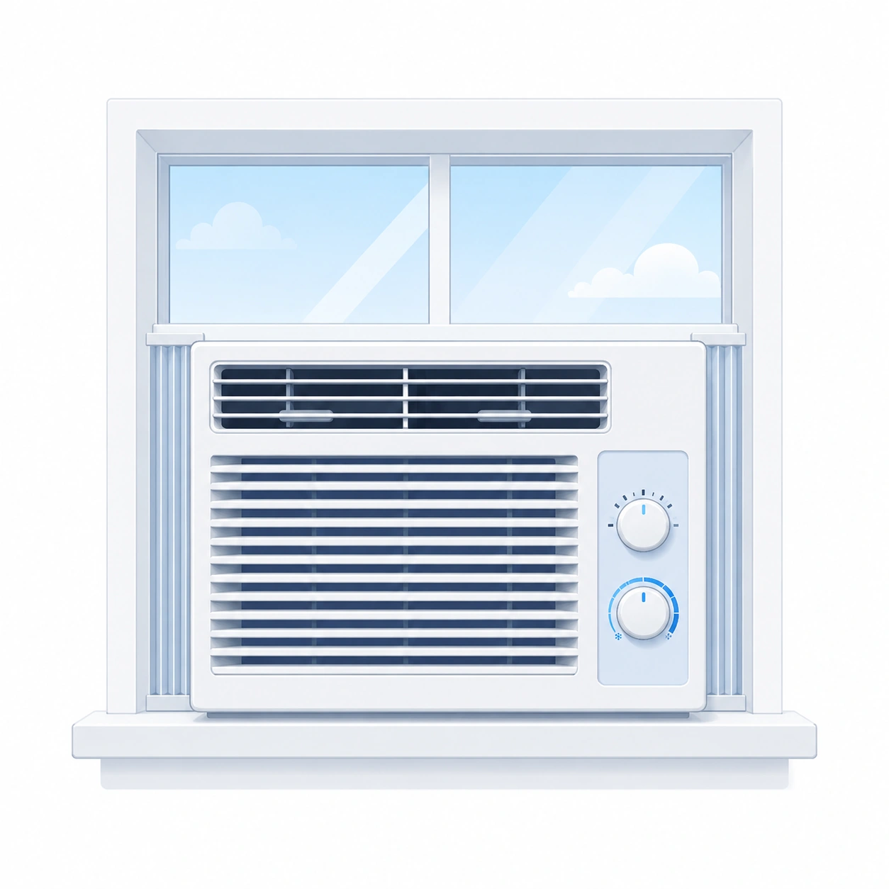 Window air conditioner unit for affordable room cooling