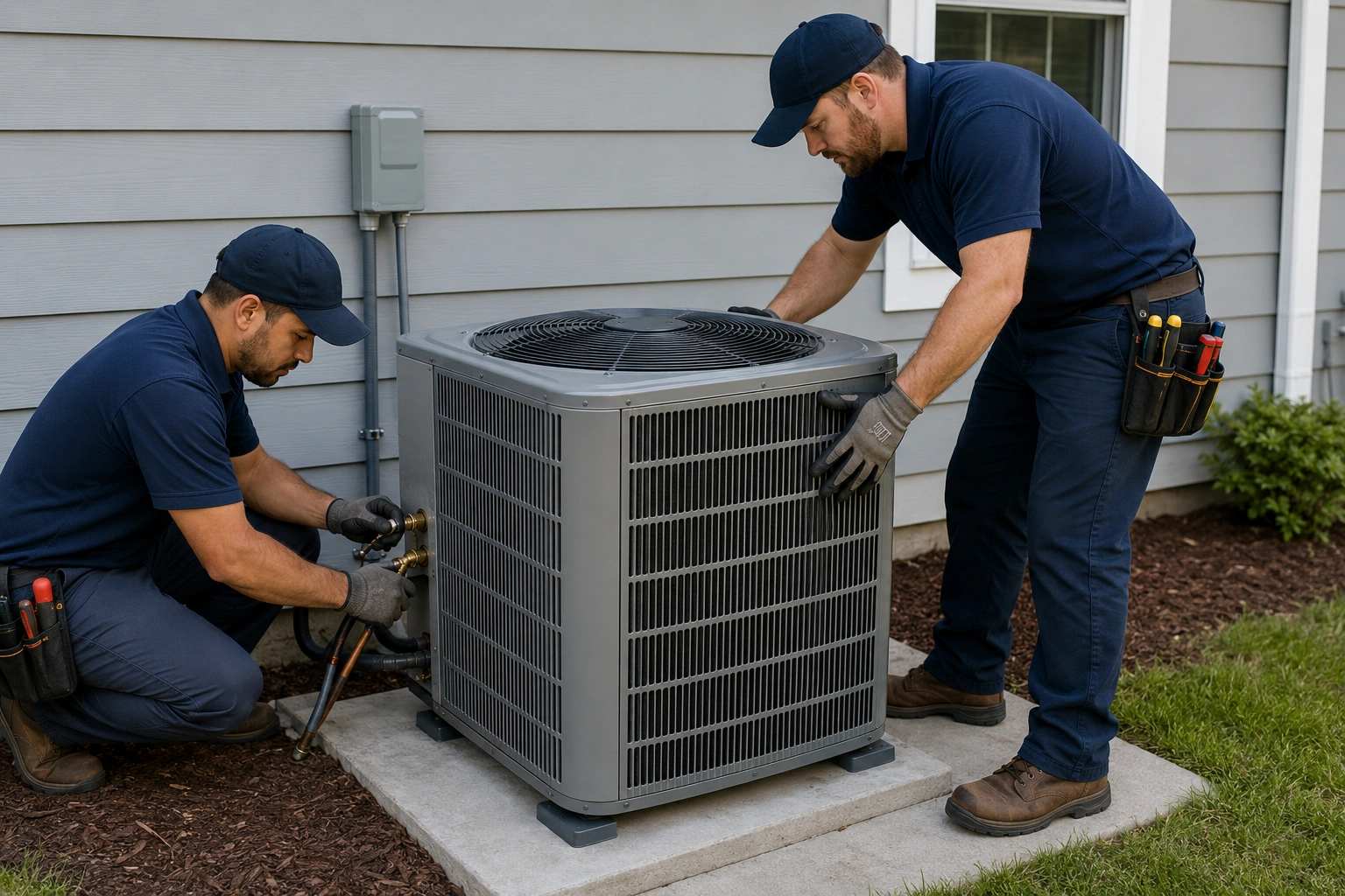 Breakdown of central air conditioning installation costs